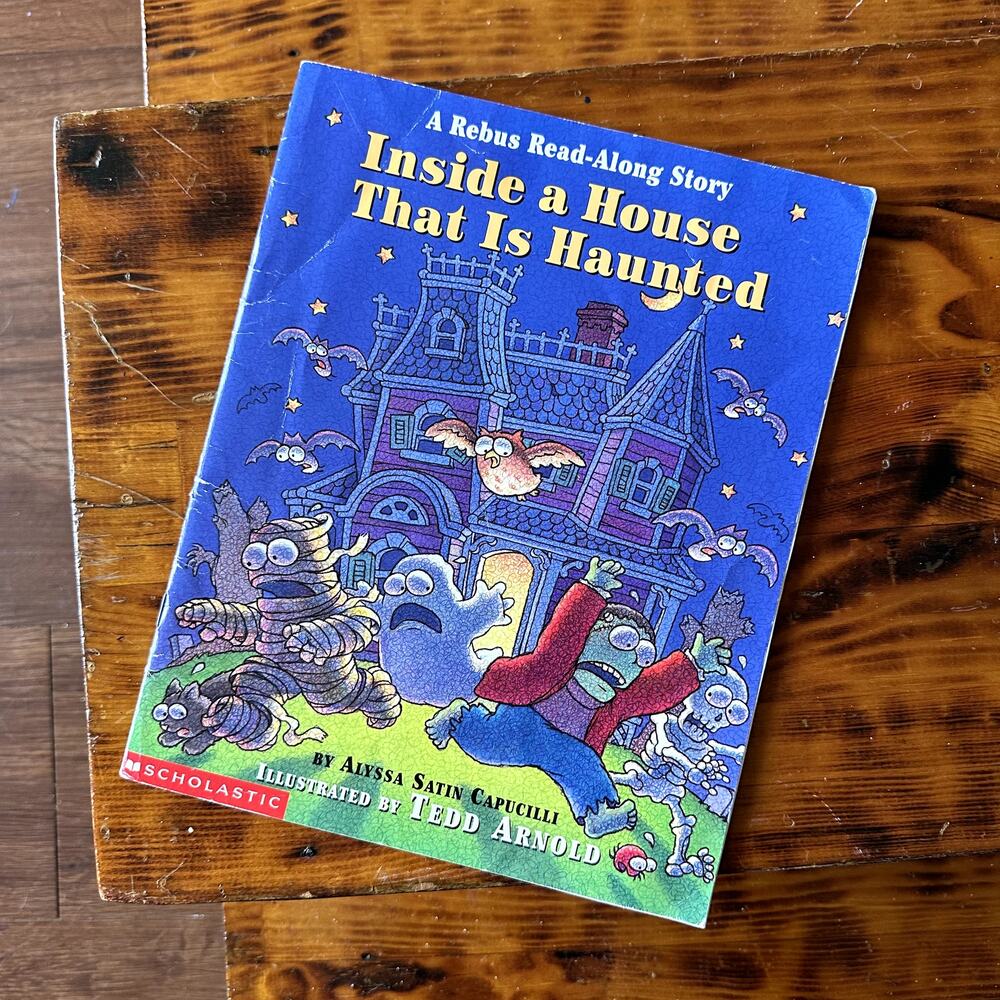 Vintage 1999 Inside A House That Is Haunted Paperback Book